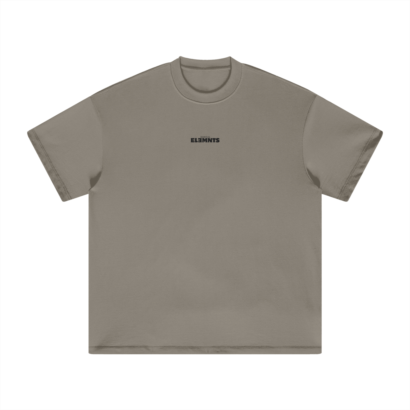 ESSNTIAL ELEMNTS Unisex HW Earth Tone Loose Tee