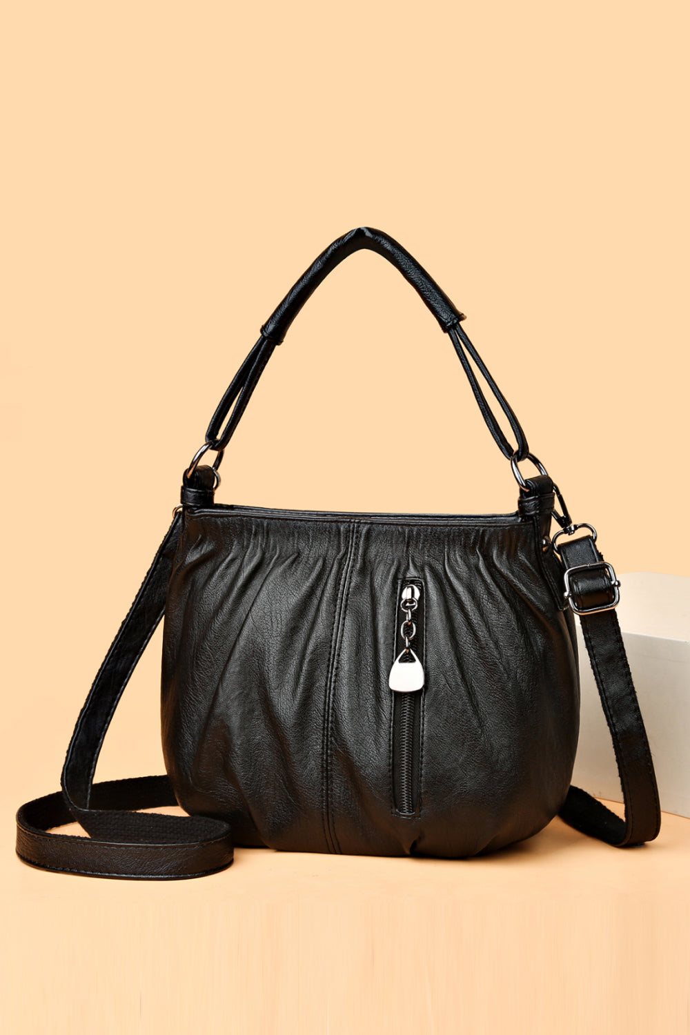 Medium PU Leather Handbag