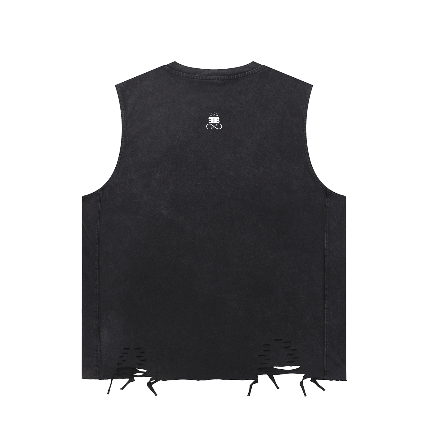 ESSNTIAL ELEMNTS Unisex 275G Washed Raw-Hem Tank