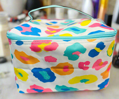 Fun Leopard Cosmetic Case