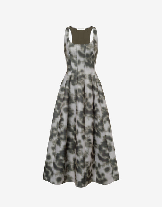 Philosophy di Lorenzo Serafini Printed Scuba Dress
