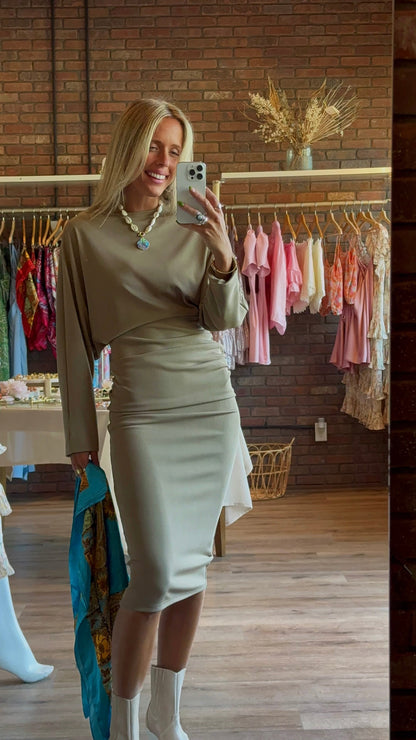 KILANI MIDI DRESS