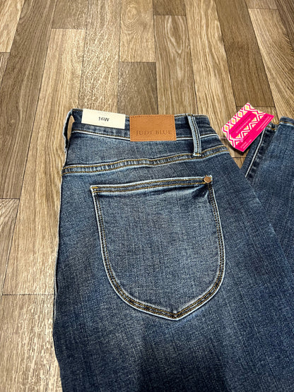 Judy Blue High Waist Slim Fit Dark Wash Denim Jeans