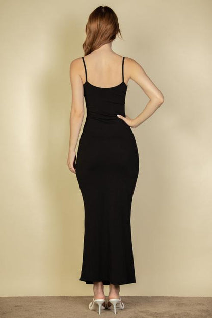 Ribbed Mermaid Hem Camisole Maxi Dress (CAPELLA)