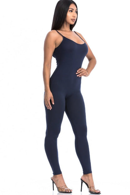 Solid Bodycon Cami Jumpsuit (CAPELLA)