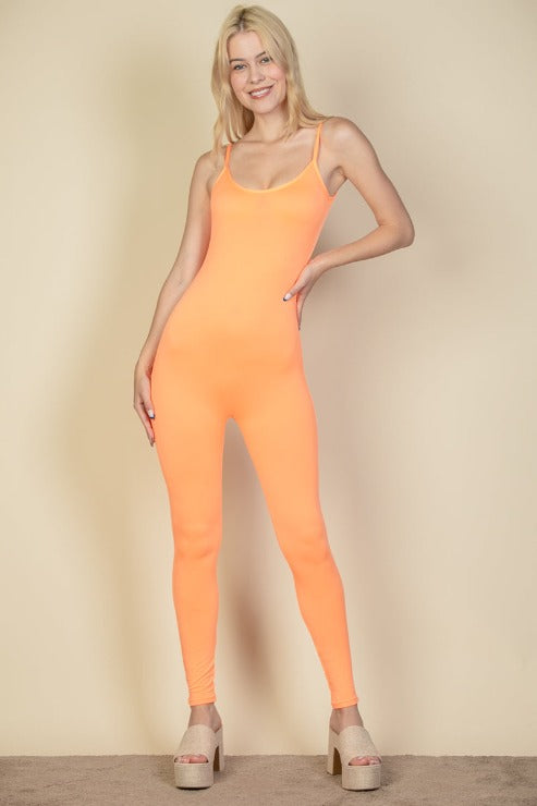 Solid Bodycon Cami Jumpsuit (CAPELLA)