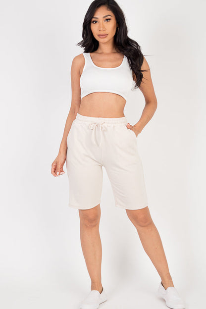 French Terry Bermuda Shorts (CAPELLA)