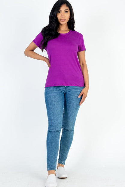 Basic Short Sleeve T-shirt (CAPELLA)