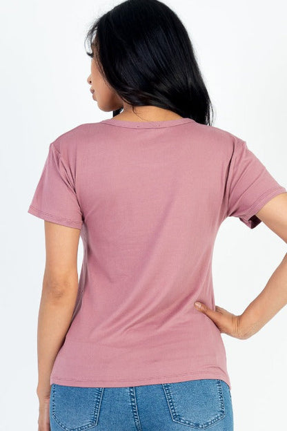 Basic Short Sleeve T-shirt (CAPELLA)
