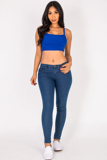 Ribbed Knit Cami Crop Top (CAPELLA)