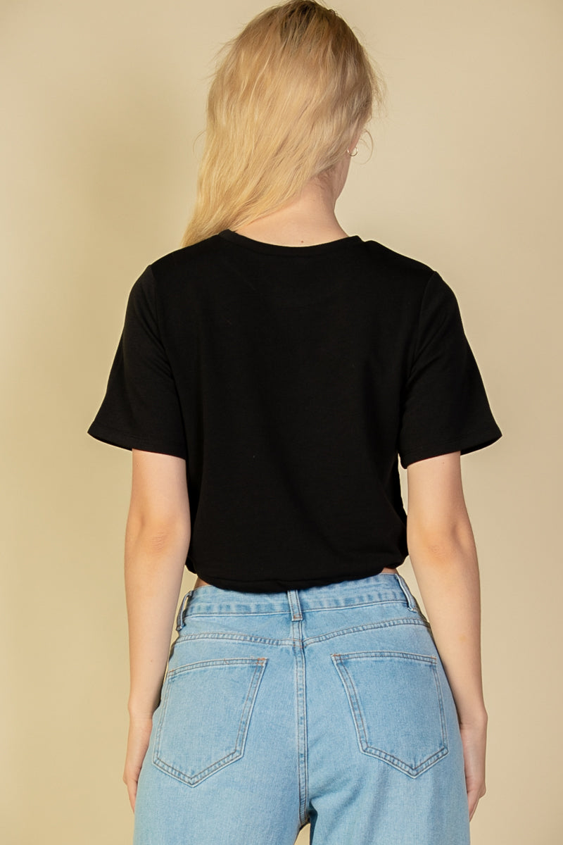 French Terry Toggle Drawstring Crop Top (CAPELLA)