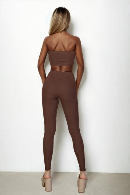 Ribbed Tube Top & Leggings Set (CAPELLA)