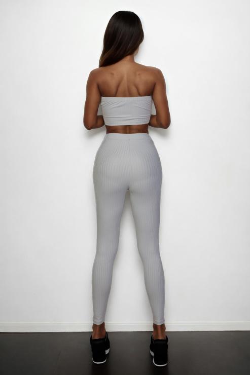 Ribbed Tube Top & Leggings Set (CAPELLA)