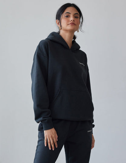Basics Black Unisex Hoodie
