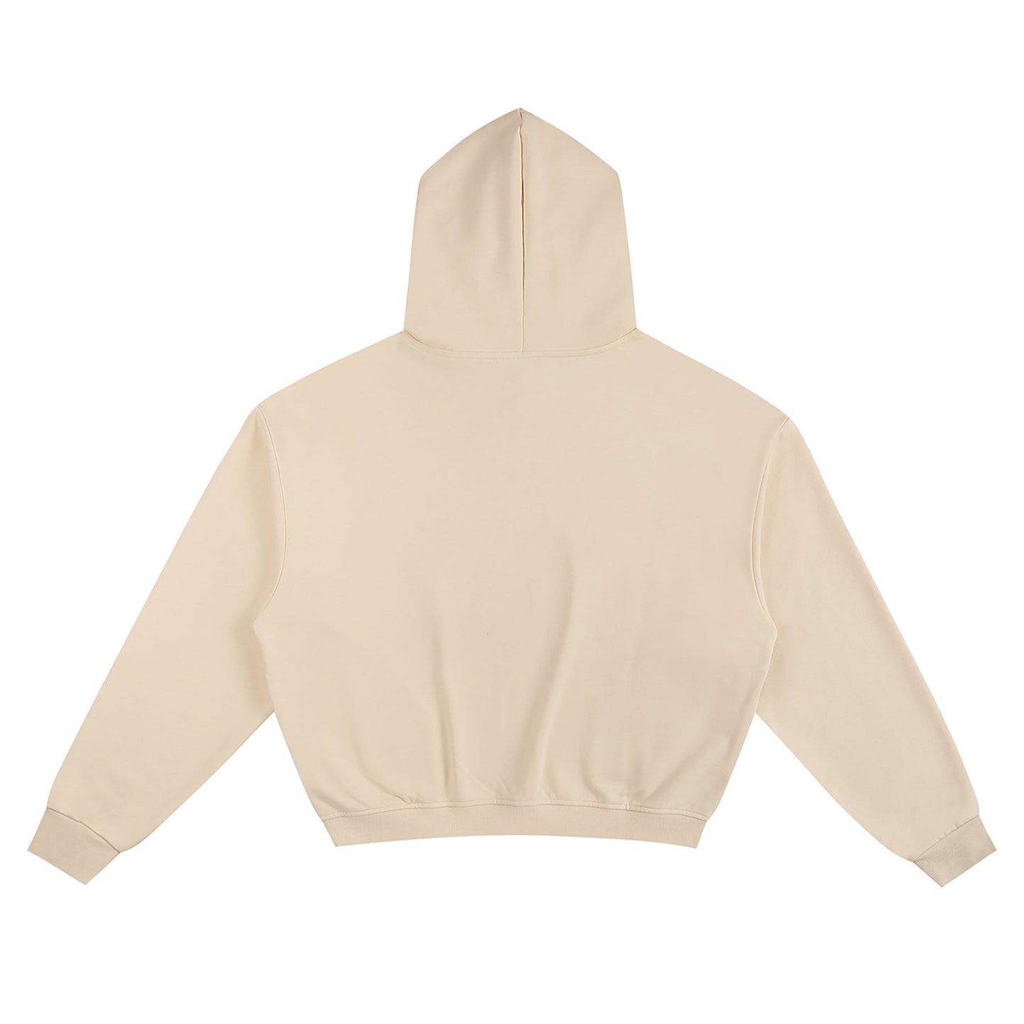 ESSNTIAL ELEMNTS Unisex 400G Solid Color Boxy Hoodie