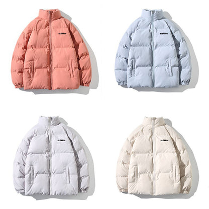 ESSNTIAL ELEMNTS Unisex 900G Zipper Puffer Coat