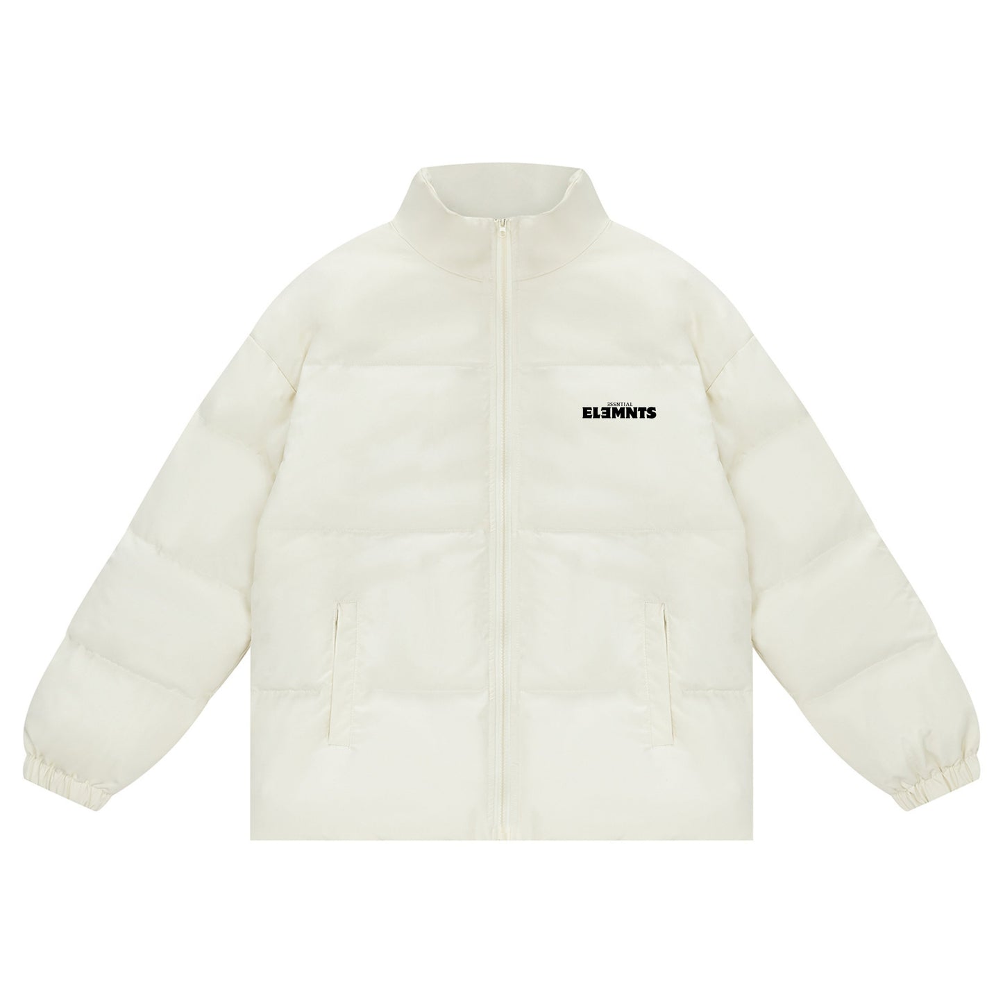ESSNTIAL ELEMNTS Unisex 900G Zipper Puffer Coat