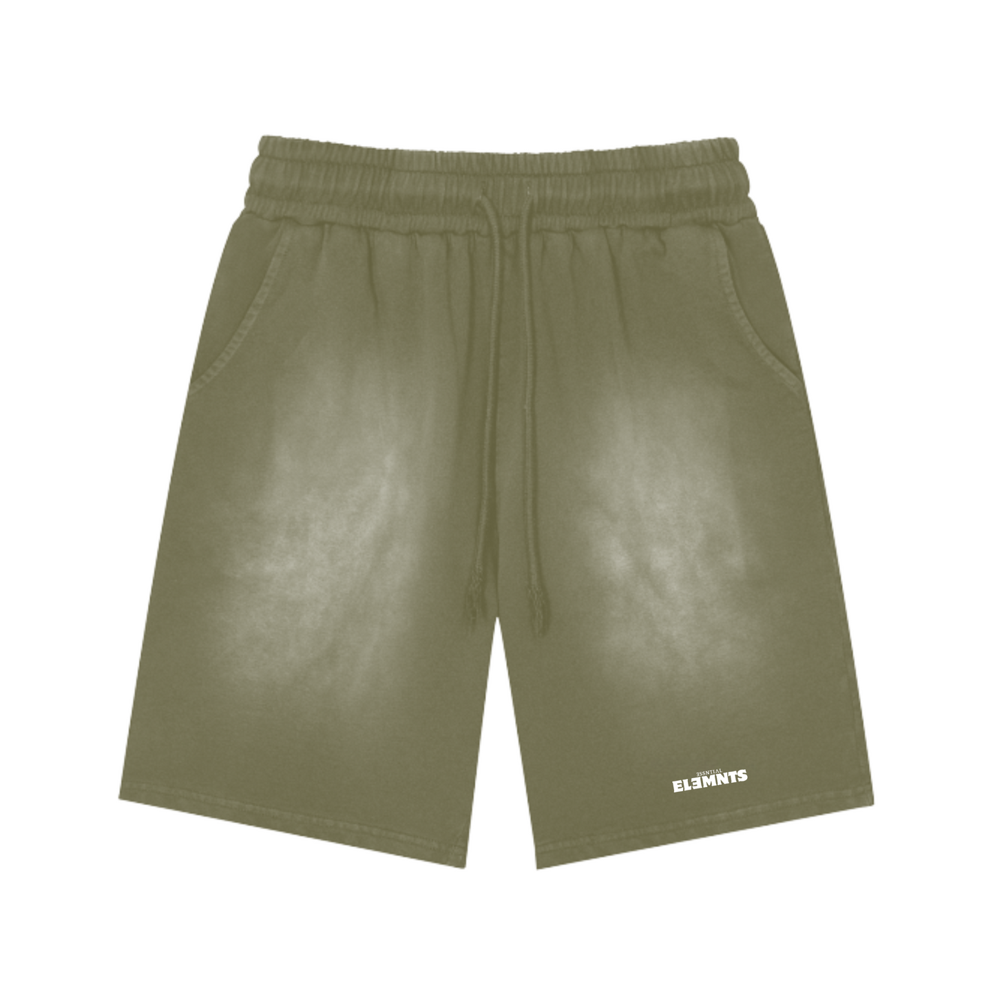 ESSNTIAL ELEMNTS Unisex 360G Faded Wash Street Shorts