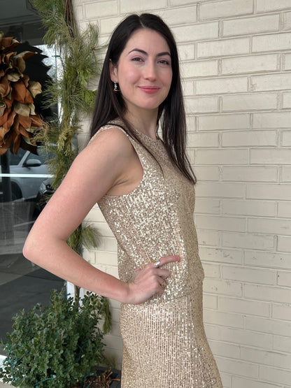Sloane Sequin Top