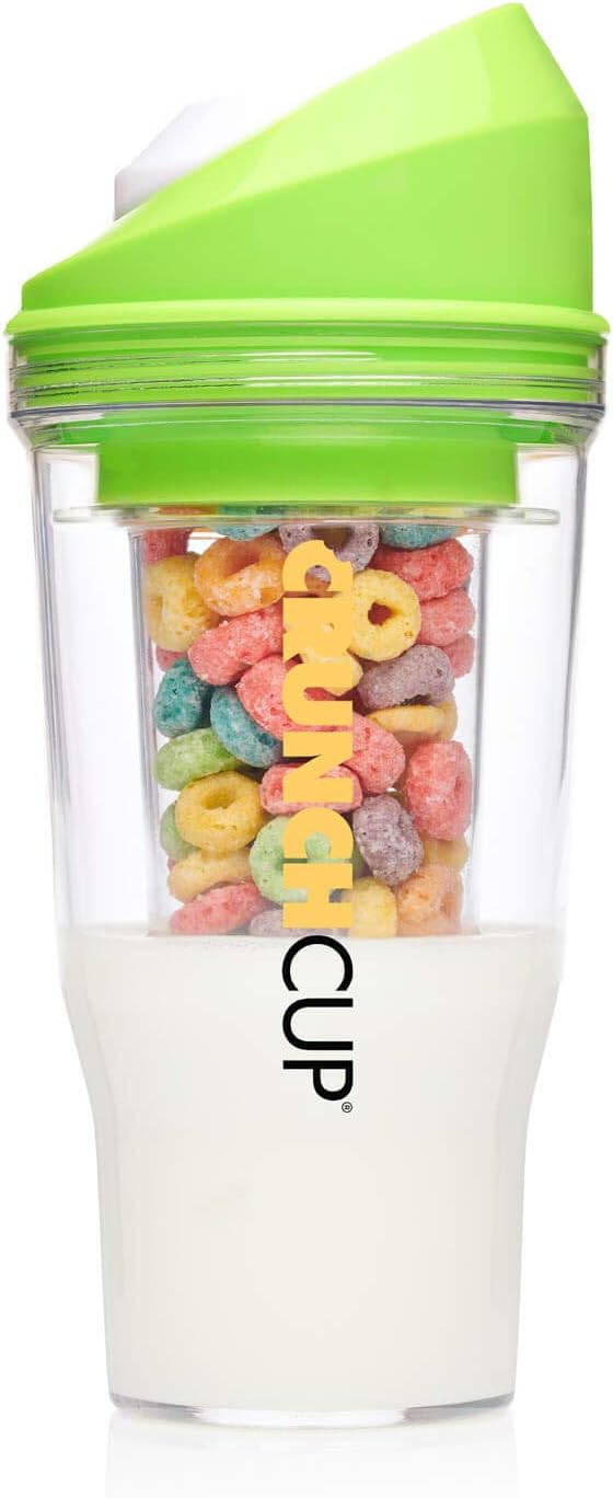 Crunch Cup™ – On-the-Go Cereal Tumbler | Single Pack (Assorted Colors)