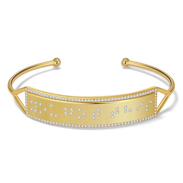 Touchstone You Got This Bling Bracelet Gold