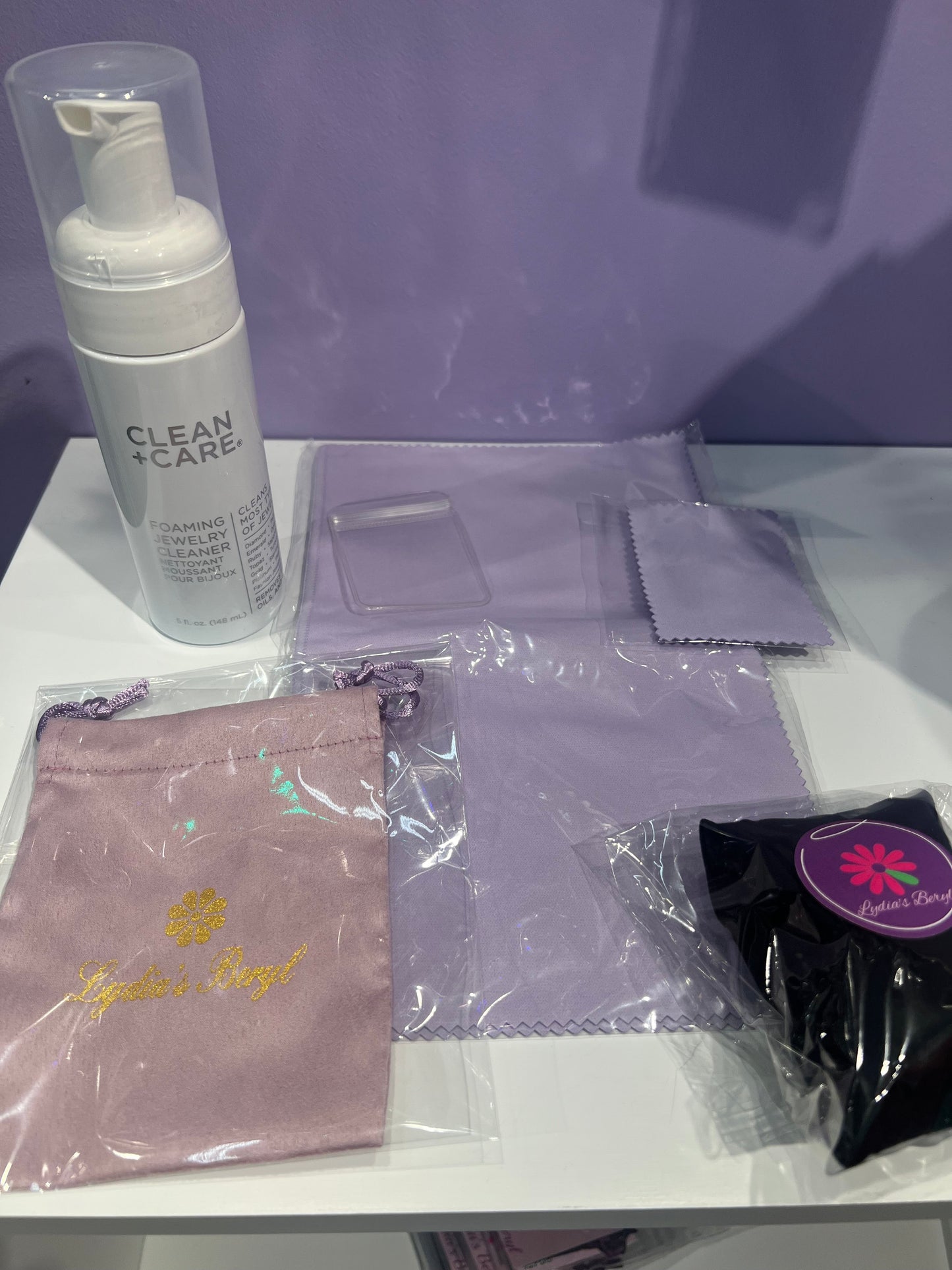 Lydia's Beryl Jewelry Care Pack