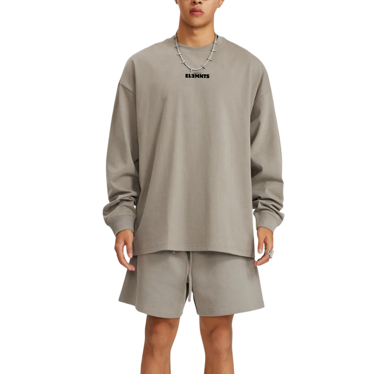 ESSNTIAL ELEMNTS Unisex 305G Long Sleeve Loose Tee