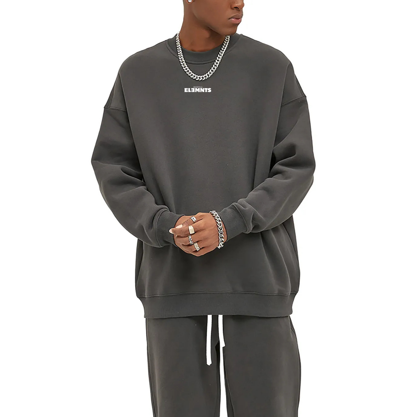 ESSNTIAL ELEMNTS Unisex 350G Fleece Sweatshirt