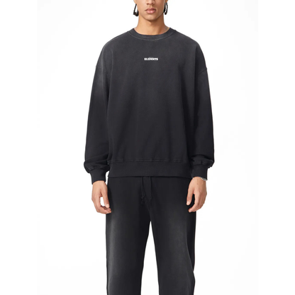 ESSNTIAL ELEMNTS Unisex 350G Handcrafted Faded Sweatshirt