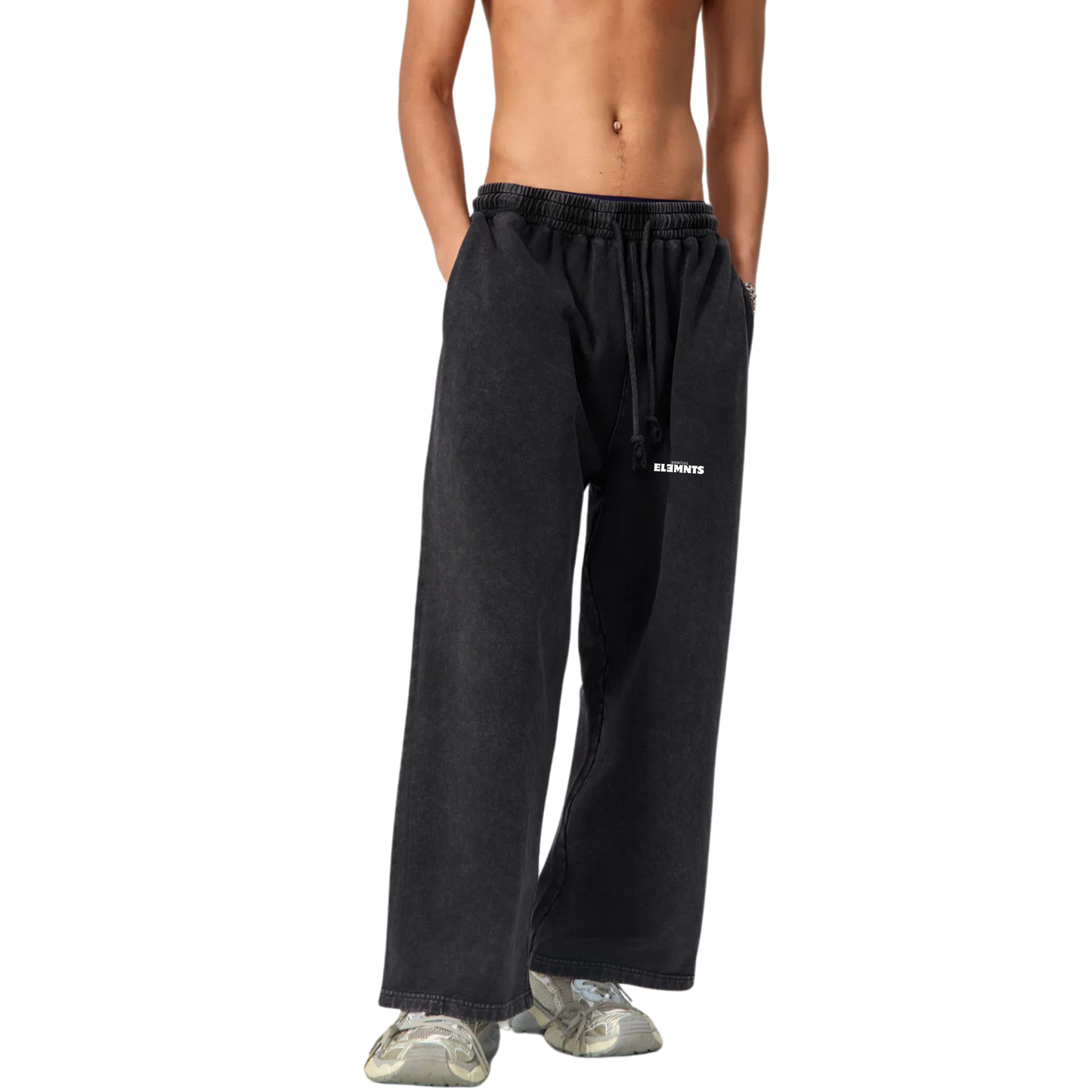 ESSNTIAL ELEMNTS Unisex 360G Acid Wash Wide Pants