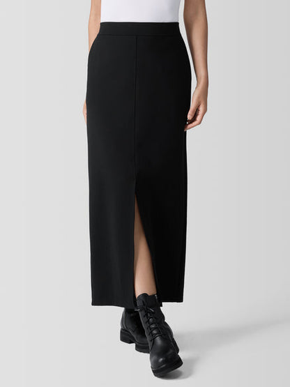 Eileen Fisher Washable Ponte Stretch Straight Skirt