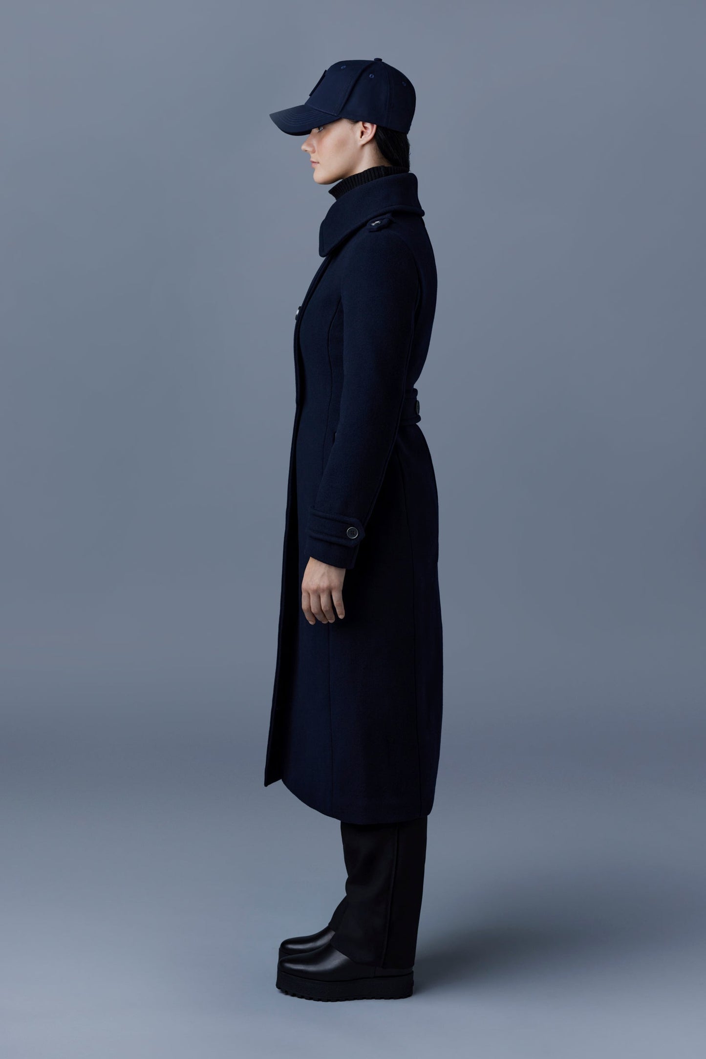 Mackage Elodie-Z Double Face Wool Tailored Coat