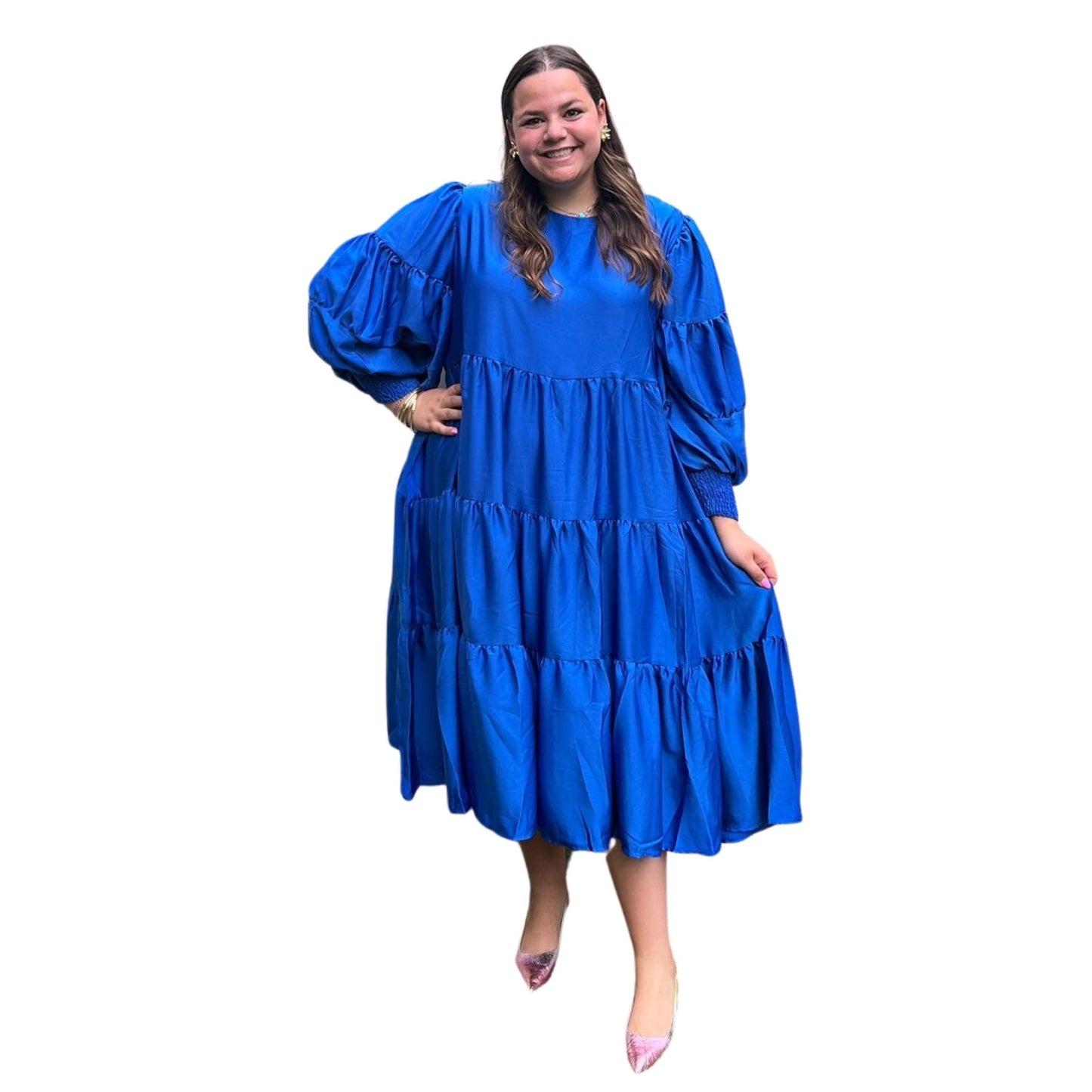 Swuun Sapphire Blue Ethereal Dress