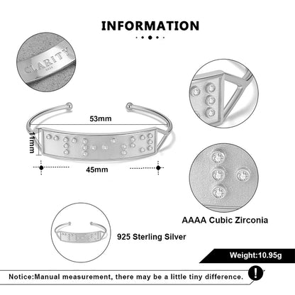 Touchstone Clarity Cuff Silver