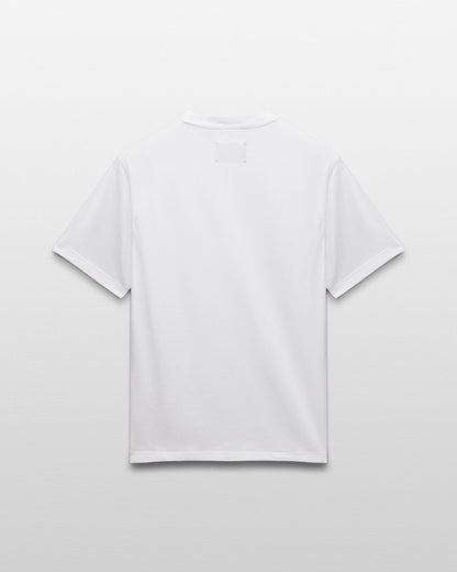 Reigning Champ Midweight Jersey Arch Logo T-Shirt in White