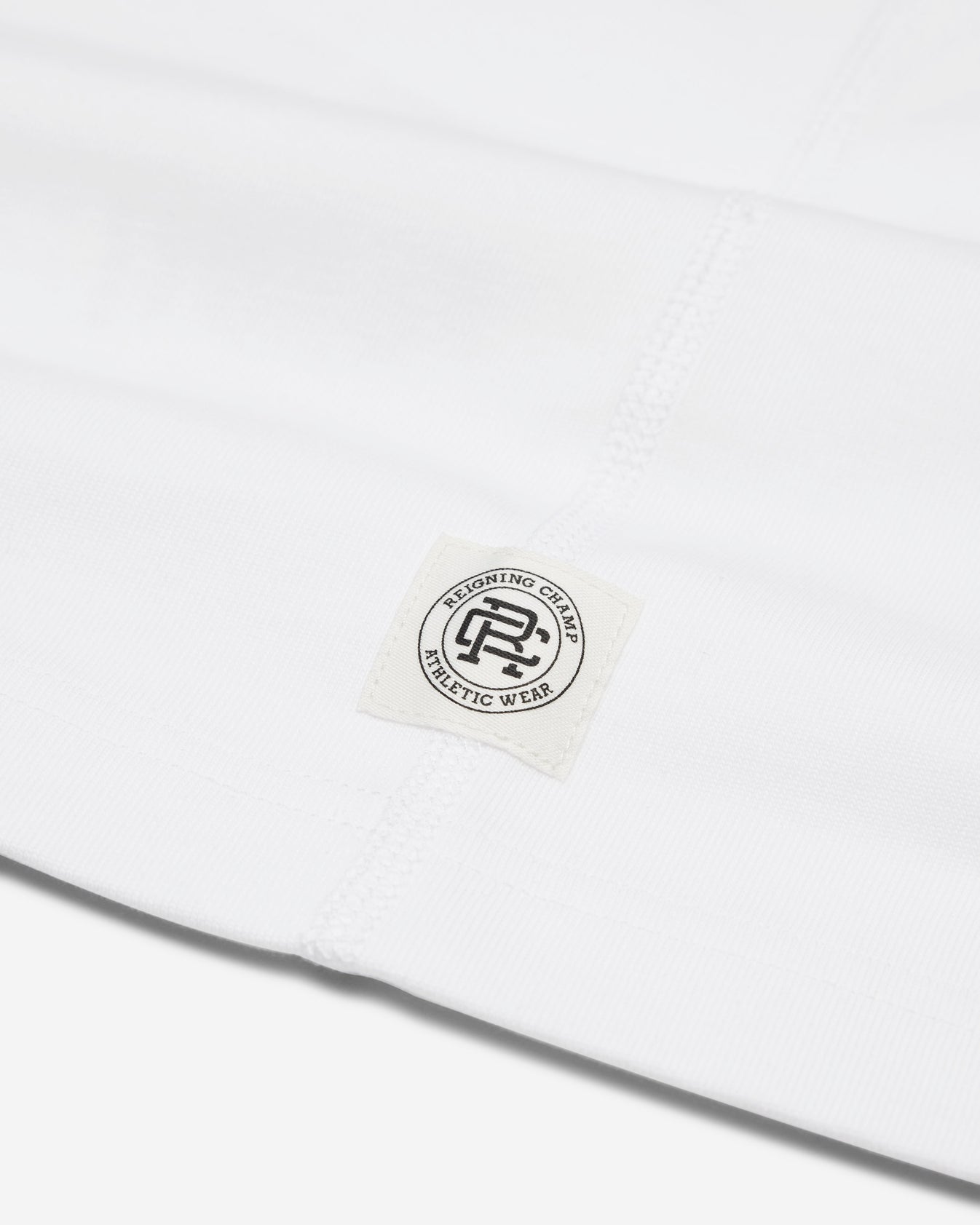 Reigning Champ Midweight Jersey Arch Logo T-Shirt in White