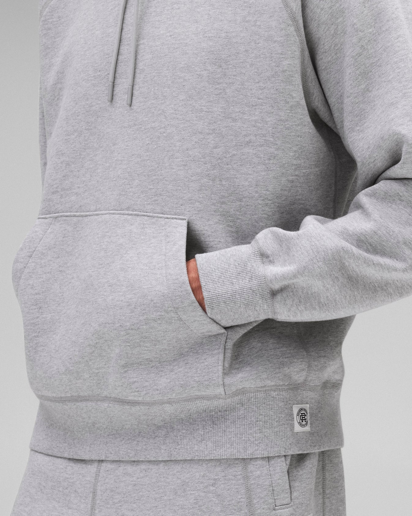 Reigning Champ Mens Brushed Fleece Hoodie