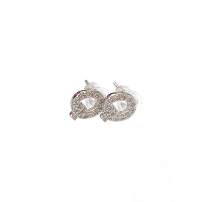 Silver Initial Studs