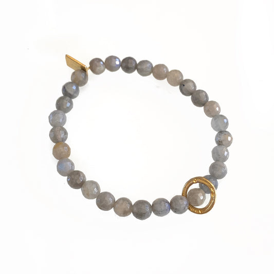 Labradorite Ring Bracelet