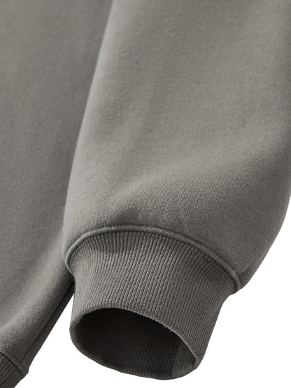 ESSNTIAL ELEMNTS Unisex 350G Fleeced Boxy Hoodie