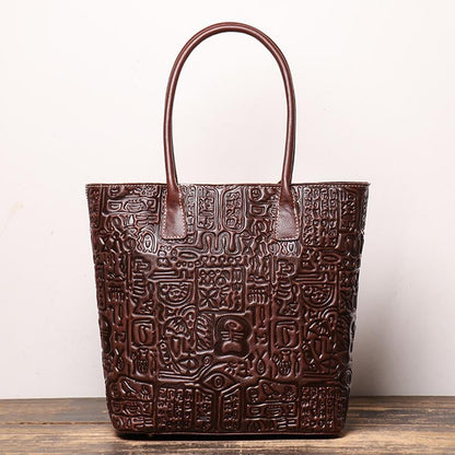 MARCIA Classic Leather Tote