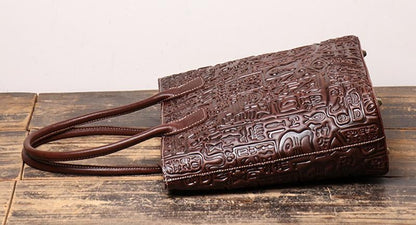MARCIA Classic Leather Tote