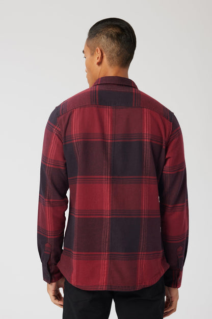 Good Man Brand Stadium Shirt Jacket in Brushed Fannel