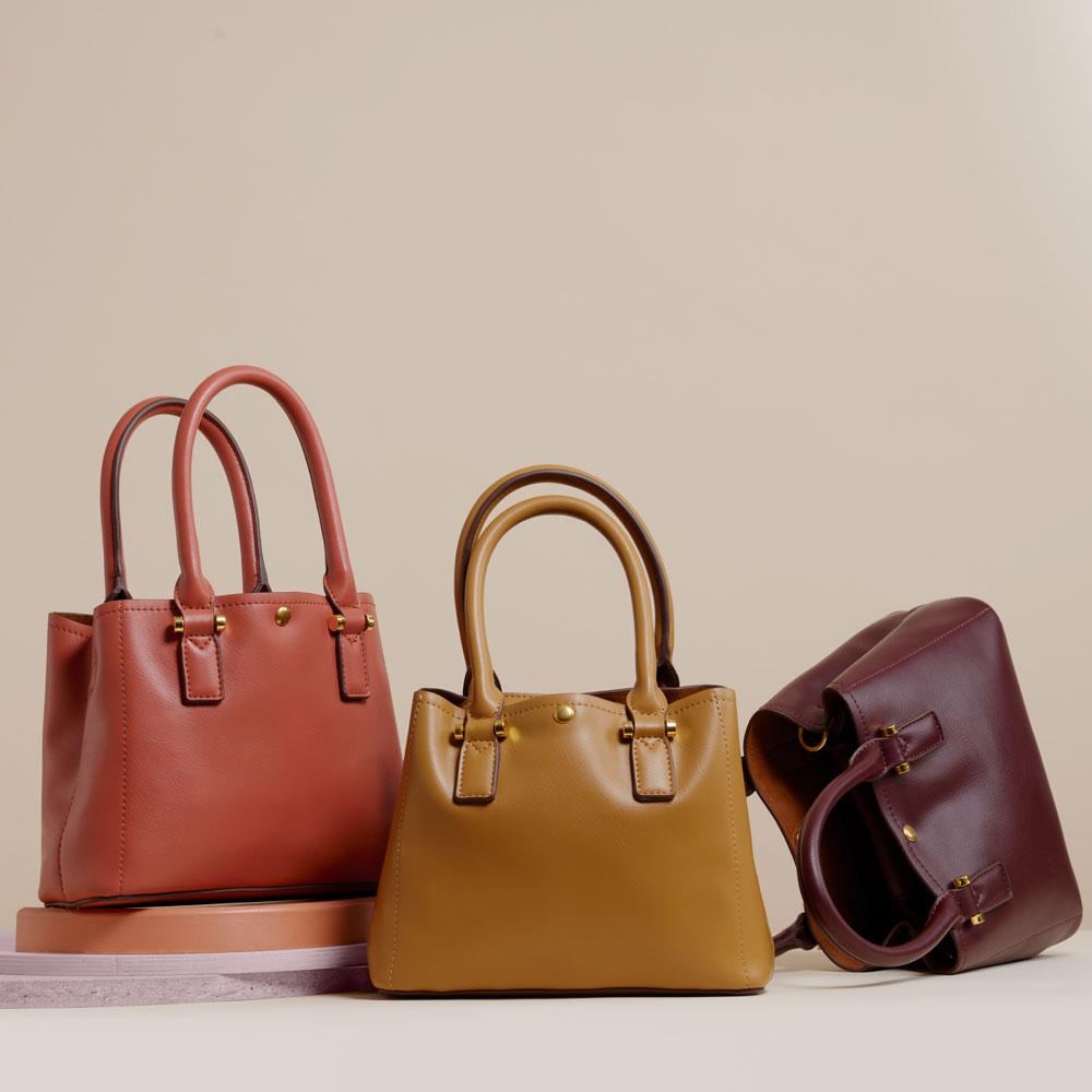 Gabby Camel Small Crossbody