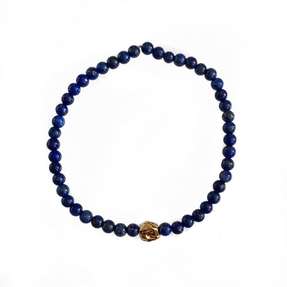 Gemstone Lapis Bracelet