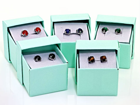Lapis Stud Earrings