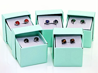 Lapis Stud Earrings