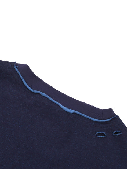 ESSNTIAL ELEMNTS Unisex Hand-frayed Reversible Tee