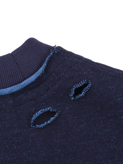 ESSNTIAL ELEMNTS Unisex Hand-frayed Reversible Tee
