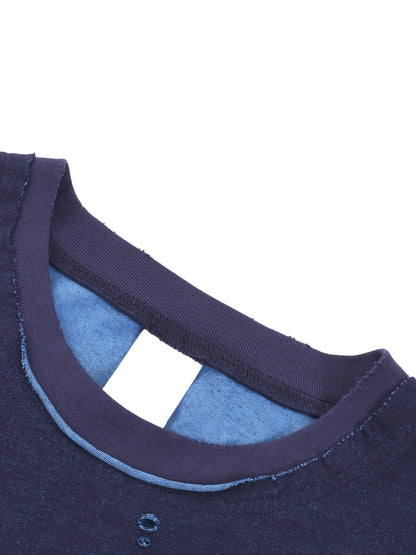 ESSNTIAL ELEMNTS Unisex Hand-frayed Reversible Tee